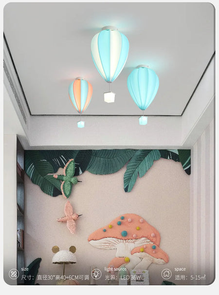 Children Lighting - Cartoon Ceiling Light Hot Air Balloon Lamp SW-36210347 - SWEET-LIGHTS
