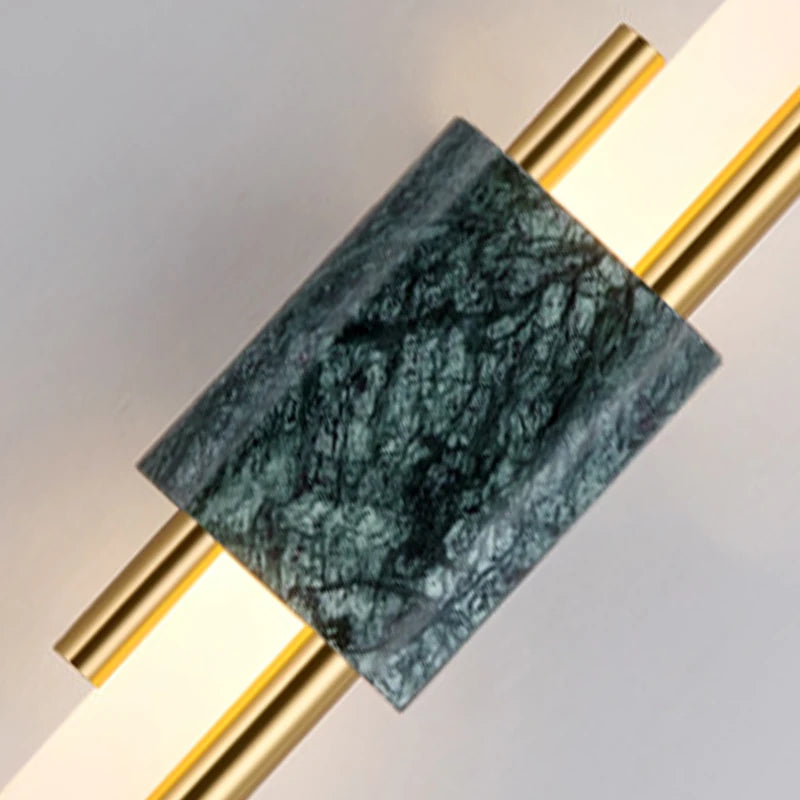 Wall Light - Green Marble Luxury Golden Decor Bedside Lamp Led 8W SW-36210345 - SWEET-LIGHTS