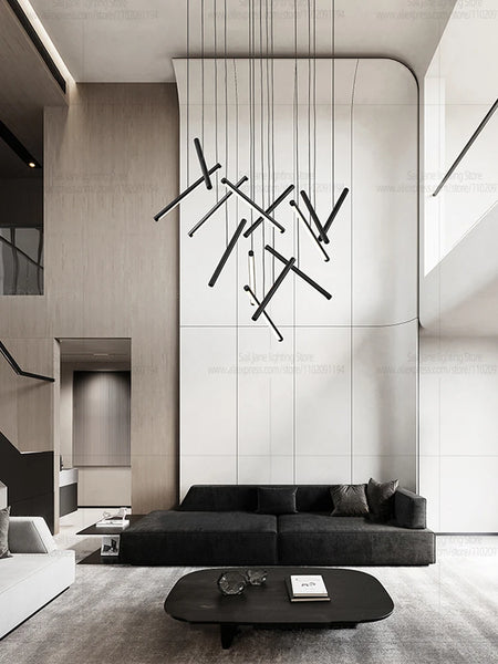 Pendant Light - Minimalist Living Room Long Strip Chandelier SW-36210345 - SWEET-LIGHTS