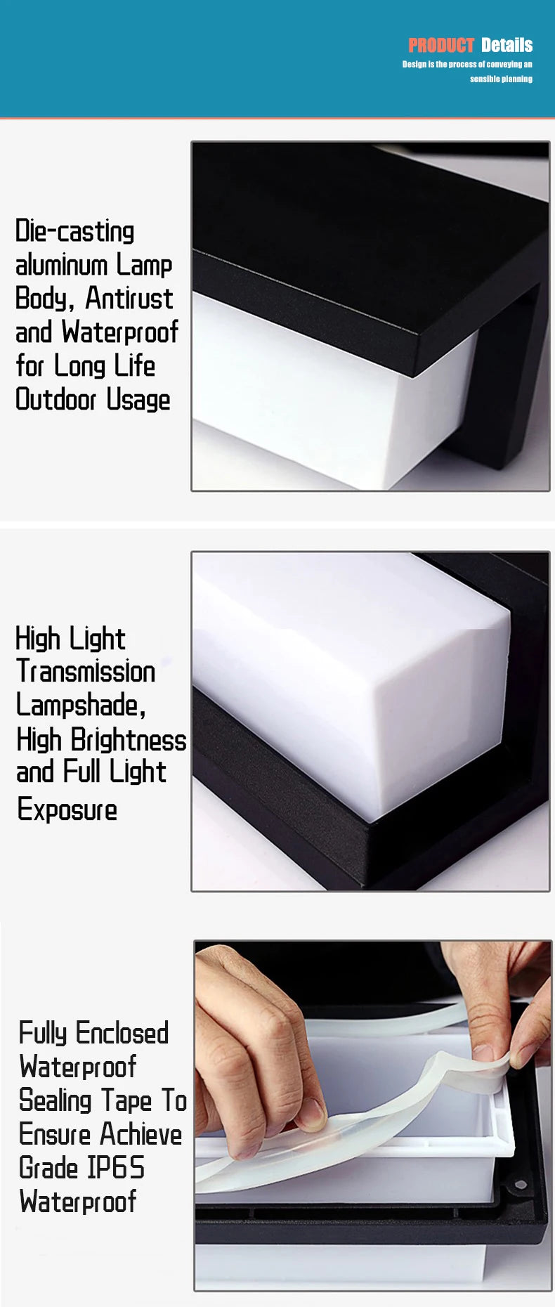 Outdoor Light - LED Motion Sensor Waterproof Wall Lamp SW-36210927 - SWEET-LIGHTS