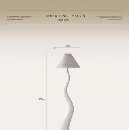 Floor Lamp - Designer Cream Resin LED E27 Vertical Light for Living Room SW-36210345 - SWEET-LIGHTS