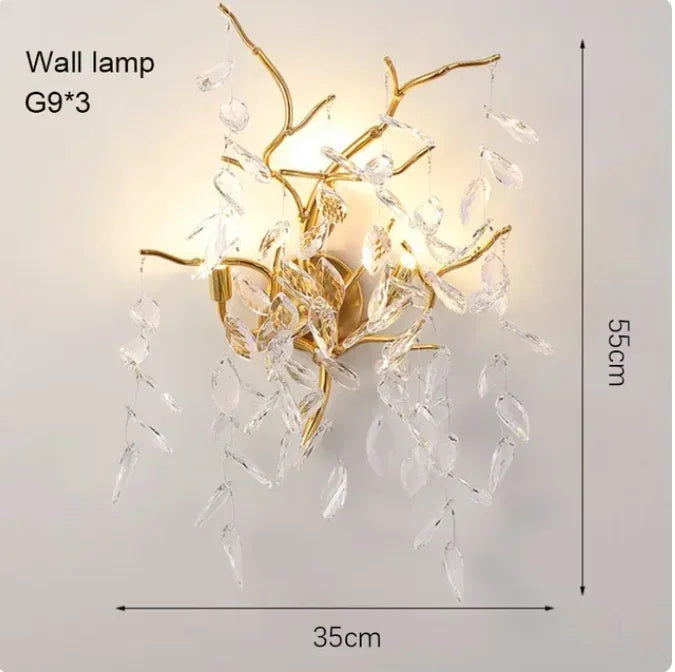 Pendant Light - French Luxury Golden Modern Branch Chandelier SW-36214678 - SWEET-LIGHTS