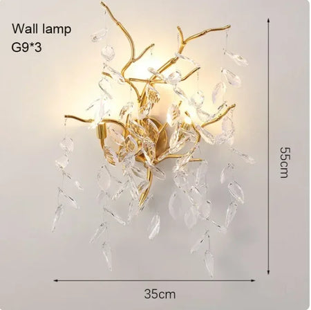 Pendant Light - French Luxury Golden Modern Branch Chandelier SW-36214678 - SWEET-LIGHTS