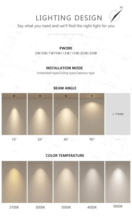 Spotlight - SCON Recessed Spotlight Square Rimless LED Downlight Anti-glare Embedded Ceiling Lamps 110V-240V SW-36210789 - SWEET-LIGHTS