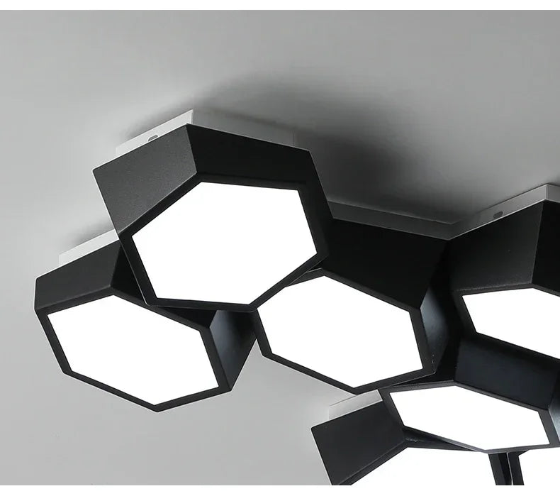 Ceiling Light - Nordic Designer Honeycomb Ceiling Lamp LED Alloy SW-36210345 - SWEET-LIGHTS