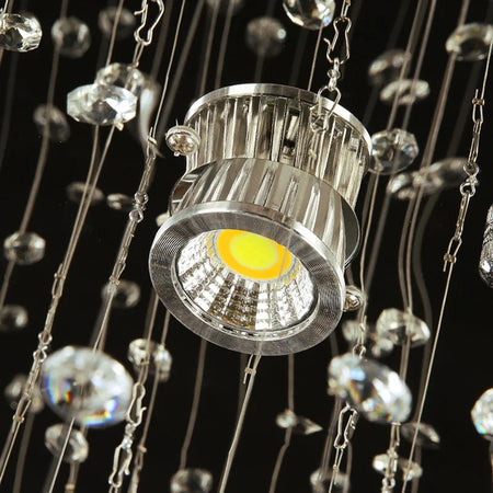 Chandelier - New Modern LED K9 Crystal Double Staircase Lamp SW-36210347 - SWEET-LIGHTS