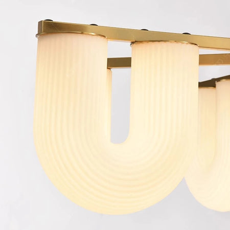 Pendant Light - Vintage Glass Luxury U Shaped Light for Dining Room and Kitchen SW-36210458 - SWEET-LIGHTS