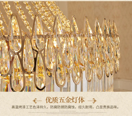 Chandelier - Nordic Modern Crystal Ceiling Light for Villa SW-36210345 - SWEET-LIGHTS