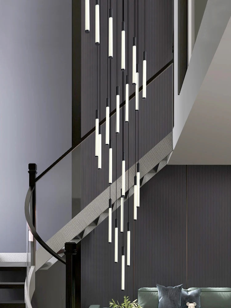 Pendant Light - Stair Chandelier Nordic Minimalist LED SW-36214789 - SWEET-LIGHTS