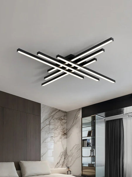 Ceiling Light - Black Chandelier LED Nordic Minimalist Lamp SW-36210457 - SWEET-LIGHTS