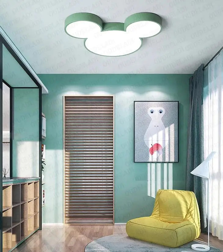 Children Lighting - Nordic Macaron Mickey LED Ceiling Lamp SW-36210457 - SWEET-LIGHTS