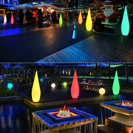 Outdoor Light - OUFULA Landscape Rechargeable Lamp USB 16 Colors LED Remote Control Waterproof IP65 for Garden SW-36210457 - SWEET-LIGHTS