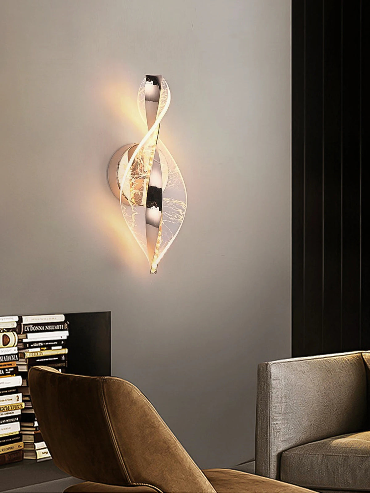 Wall Light - LED Modern 1PC Gold/Black Acrylic Lamp SW-36210345 - SWEET-LIGHTS