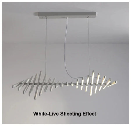 Pendant Light - Luxury Creative Fishbone Chandelier LED Home Decor SW-36210457 - SWEET-LIGHTS