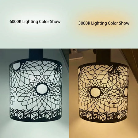 Lampshade - 150mm Modern Cylinder Metal Lampshade with Cutout Design SW-36210457 - SWEET-LIGHTS