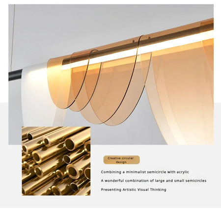 Pendant Light - Nordic Salon Colored Acrylic Chandelier LED Lamp for Dining Living Room Bedroom Lustre Lightings SW-36210923 - SWEET-LIGHTS