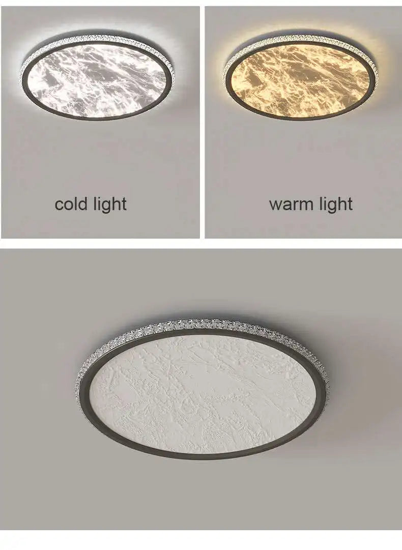 Ceiling Light - Modern Black/White LED Fixture Remote Dimmable for Home Decor SW-36210457 - SWEET-LIGHTS