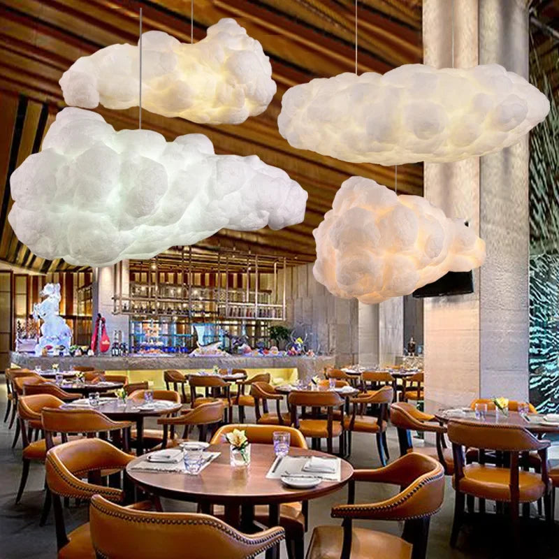 Pendant Light - Modern White Floating Cloud Pendant Light SW-36210324 - SWEET-LIGHTS