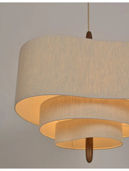 Pendant Light - Japanese Wabi Sabi Cloth Ceiling Chandelier LED Fixture SW-36210458 - SWEET-LIGHTS