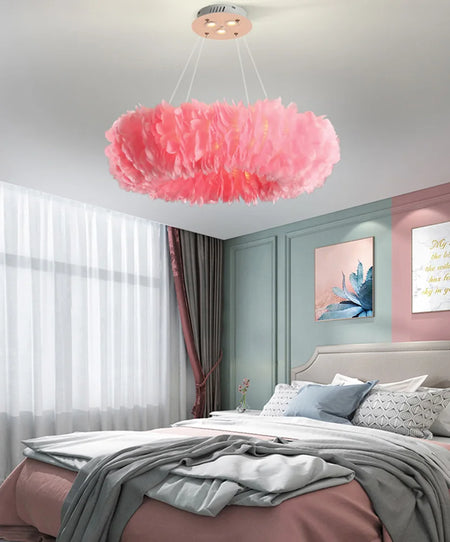 Pendant Light - Nordic Goose Feather LED Chandelier Home Decor SW-36210345 - SWEET-LIGHTS