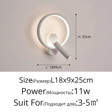 Wall Light - Minimalist Bedside Reading Lamp with Spotlights SW-36210345 - SWEET-LIGHTS