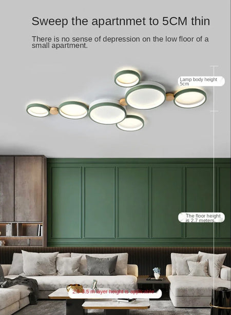 Ceiling Light - Scandinavian Style Indoor Chandelier LED Lamp SW-36210579 - SWEET-LIGHTS