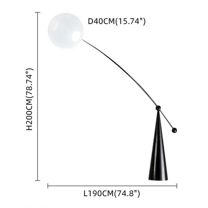 Floor Lamp - Nordic Modern Fishing LED Remote for Living Room SW-36210123 - SWEET-LIGHTS