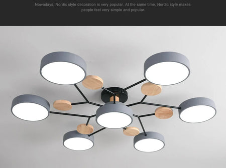 Ceiling Light - Nordic Style LED Chandelier for Living Room Kitchen SW-36210478 - SWEET-LIGHTS