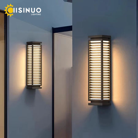 Outdoor Light - Stainless Steel Wall LED Cubical Black Fixture Waterproof Anti-Rust Sconces for Garage Pathway SW-36210347 - SWEET-LIGHTS