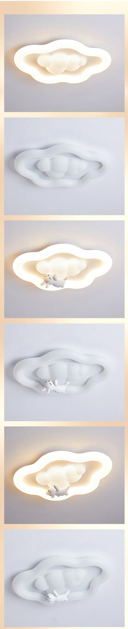 Children Lighting - Modern Cream Cloud LED Ceiling Lamp for Boys and Girls SW-36210345 - SWEET-LIGHTS