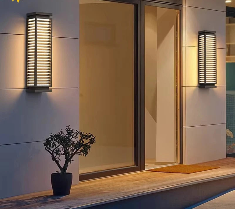 Outdoor Light - Stainless Steel Wall LED Cubical Black Fixture Waterproof Anti-Rust Sconces for Garage Pathway SW-36210347 - SWEET-LIGHTS