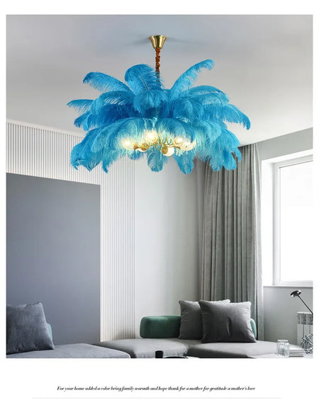 Pendant Light - Nordic Feather Ceiling Chandelier for Home Decoration Indoor Lighting SW-36210457 - SWEET-LIGHTS