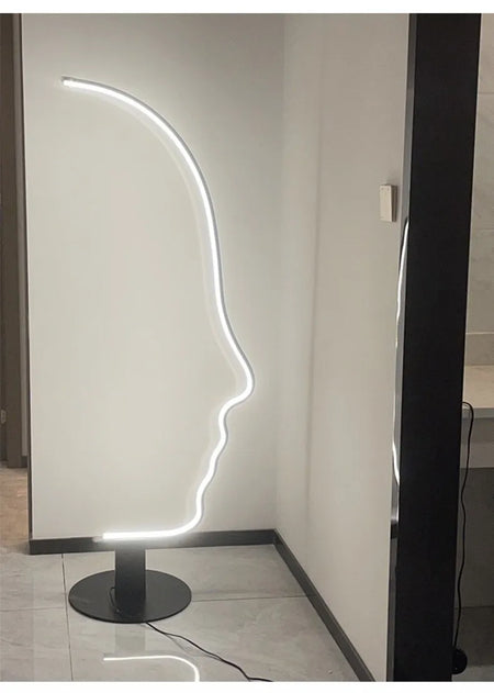 Floor Lamp - New Modern Human Face LED Decor Light SW-36210345 - SWEET-LIGHTS
