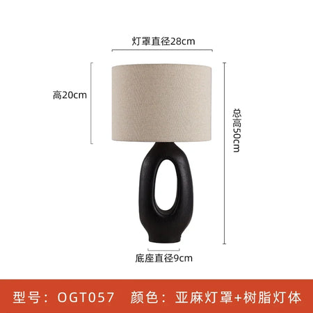 Table Lamp - Designer Wabi-sabi Modern Resin LED E27 Art Lights SW-36210345 - SWEET-LIGHTS