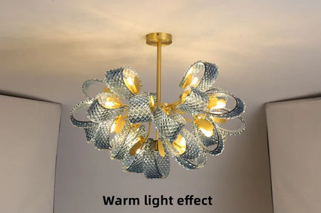 Chandelier - Hot Sales Blue Glass LED Lamp for Home Decor SW-36210457 - SWEET-LIGHTS