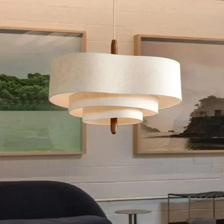 Pendant Light - Japanese Wabi Sabi Cloth Ceiling Chandelier LED Fixture SW-36210458 - SWEET-LIGHTS