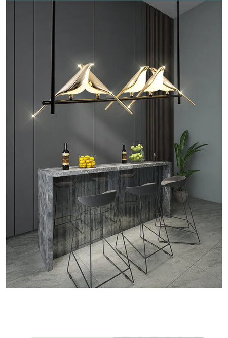 Pendant Light - BUNNY Nordic Postmodern Round LED Bird Light SW-36210789 - SWEET-LIGHTS