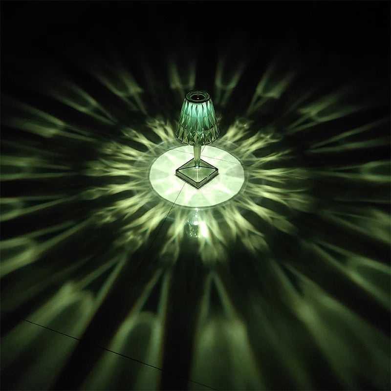 Table Lamp - LED Acrylic Diamond Crystal Decorative Desk Lamp USB Charging Touch Nightlight SW-36210457 - SWEET-LIGHTS