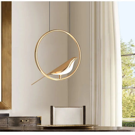 Pendant Light - BUNNY Nordic Postmodern Round LED Bird Light SW-36210789 - SWEET-LIGHTS