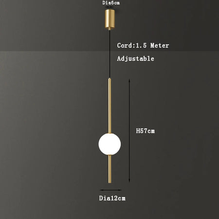 Pendant Light - Fumi Gold Elegant 1-Light Ceiling Fixture SW-36210458 - SWEET-LIGHTS