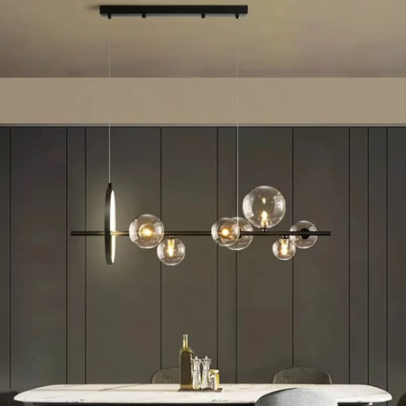 Pendant Light - Nordic LED Chandelier Clear Glass Ball Art Decor SW-36210457 - SWEET-LIGHTS