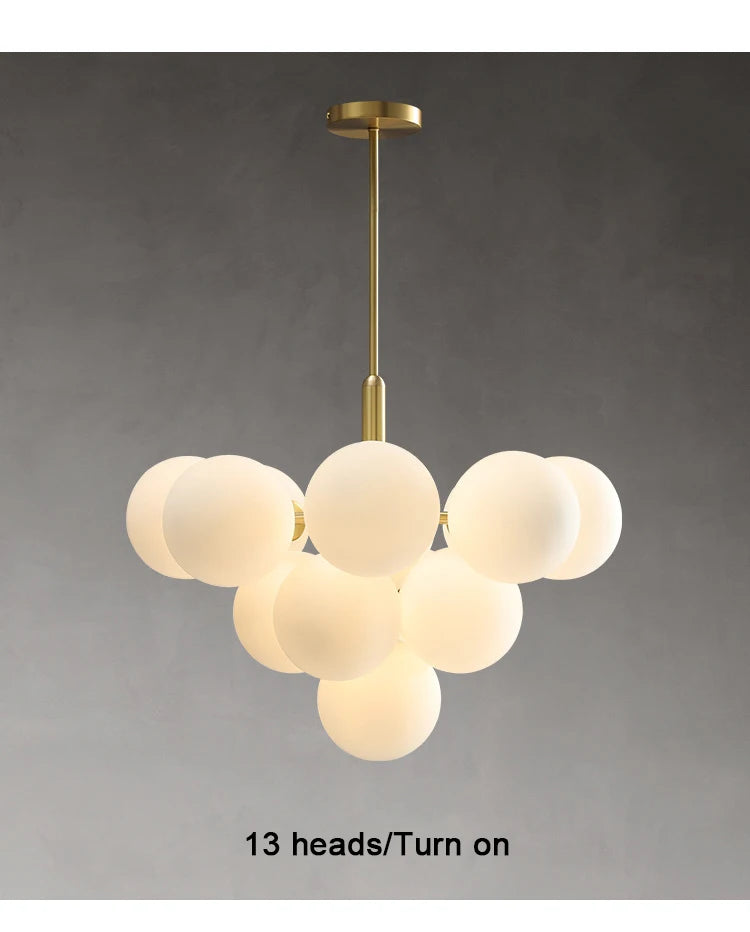 Pendant Light - Nordic Minimalist Glass Ball LED Chandelier for Home Decor SW-36210457 - SWEET-LIGHTS