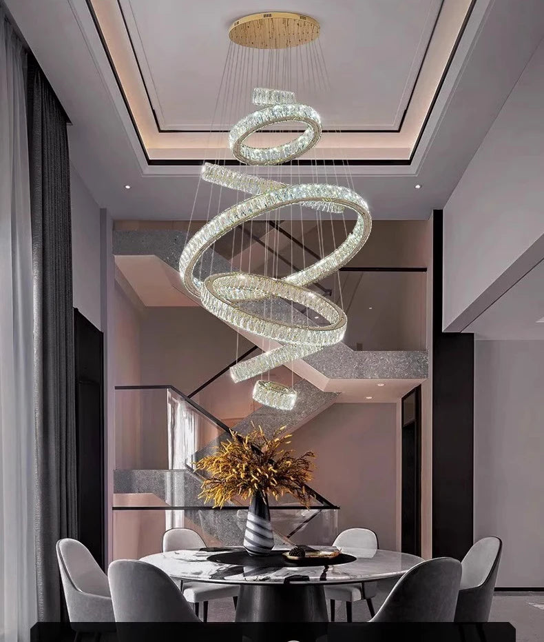 Chandelier - Modern Home Decoration Crystal Chandelier for Living Room and Stair Pendant Lighting SW-36210578 - SWEET-LIGHTS