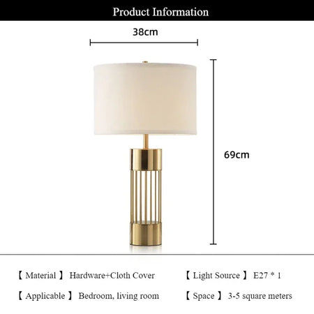 Table Lamp - SANDYHA Nordic Gold Desk Lamp for Home Decoration SW-36210457 - SWEET-LIGHTS