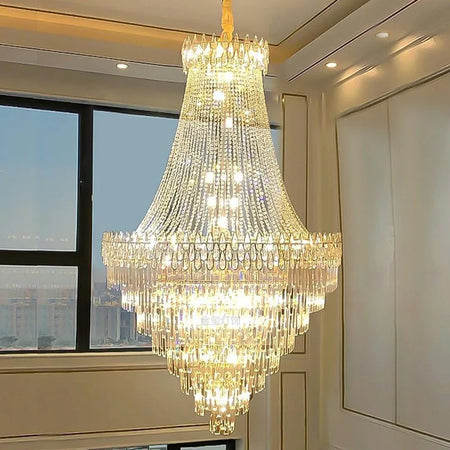 Chandelier - Nordic Modern Crystal Ceiling Light for Villa SW-36210345 - SWEET-LIGHTS