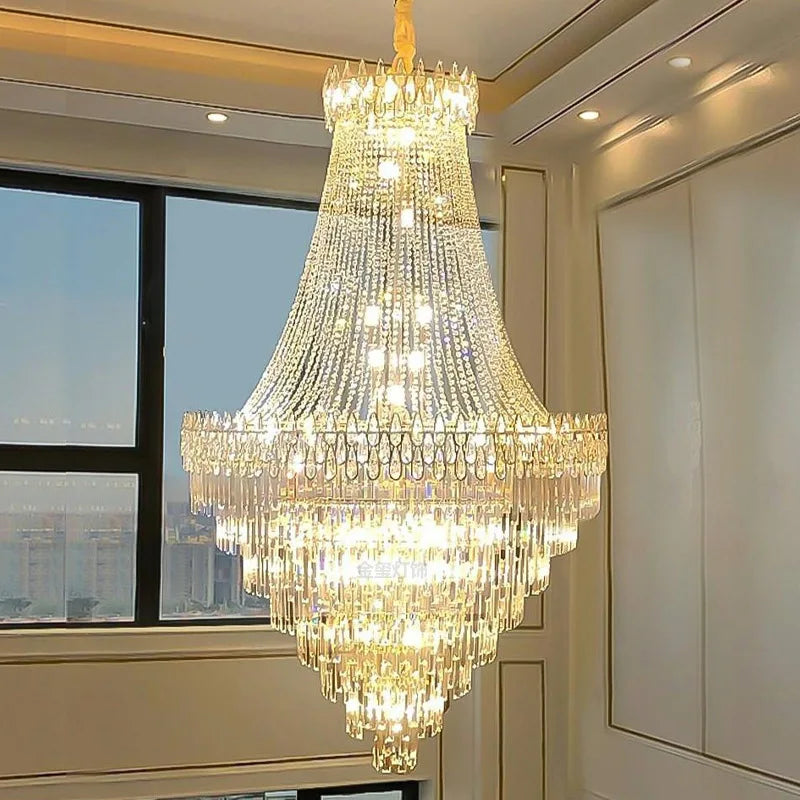 Chandelier - Nordic Modern Crystal Ceiling Light for Villa SW-36210345 - SWEET-LIGHTS