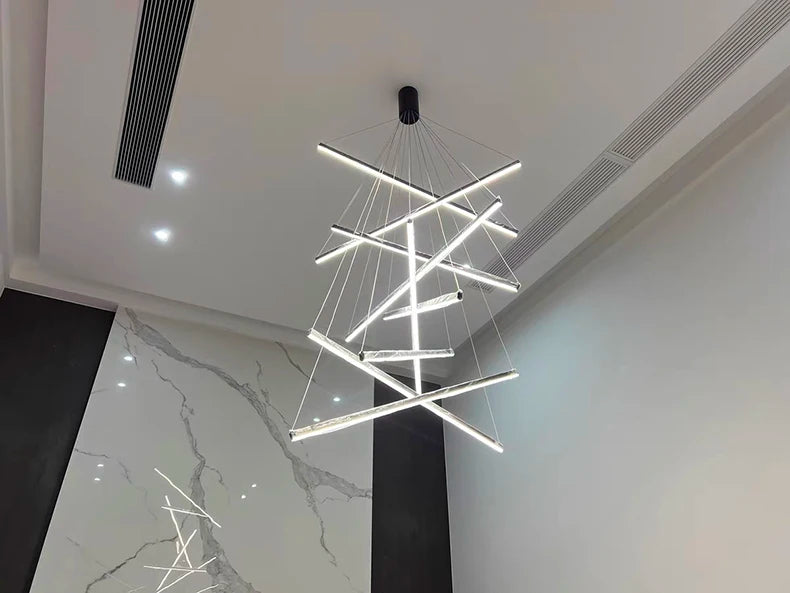 Pendant Light - Modern Stair Chandelier Nordic Luxury LED Ceiling Lamp for Living Room Indoor Light SW-36210567 - SWEET-LIGHTS