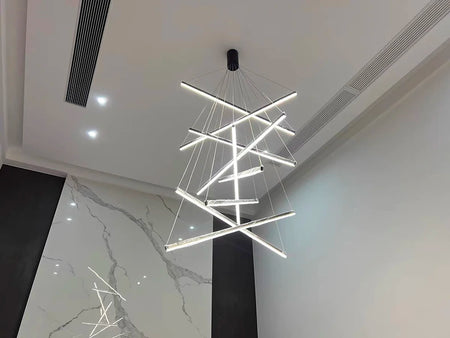 Pendant Light - Modern Stair Chandelier Nordic Luxury LED Ceiling Lamp for Living Room Indoor Light SW-36210567 - SWEET-LIGHTS