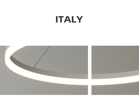 Pendant Light - Modern Minimalist Led Pendant Lamp For Living Room Bedroom Dining Kitchen Black Ring Chandelier SW-36210347 - SWEET-LIGHTS
