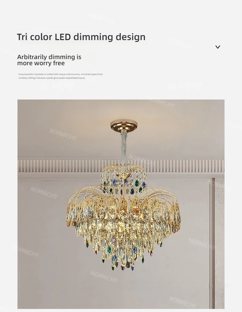 Chandelier - Home Decoration Crystal Chandelier Luxury Villa Lighting SW-36210458 - SWEET-LIGHTS